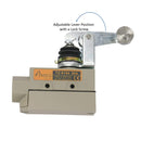 Awoco TZ-6104 Heavy Duty Commercial Door Micro Switch with Roller Plunger for Air Curtains, 250V 20A IP 65 Limit Switch Type NO and Type NC