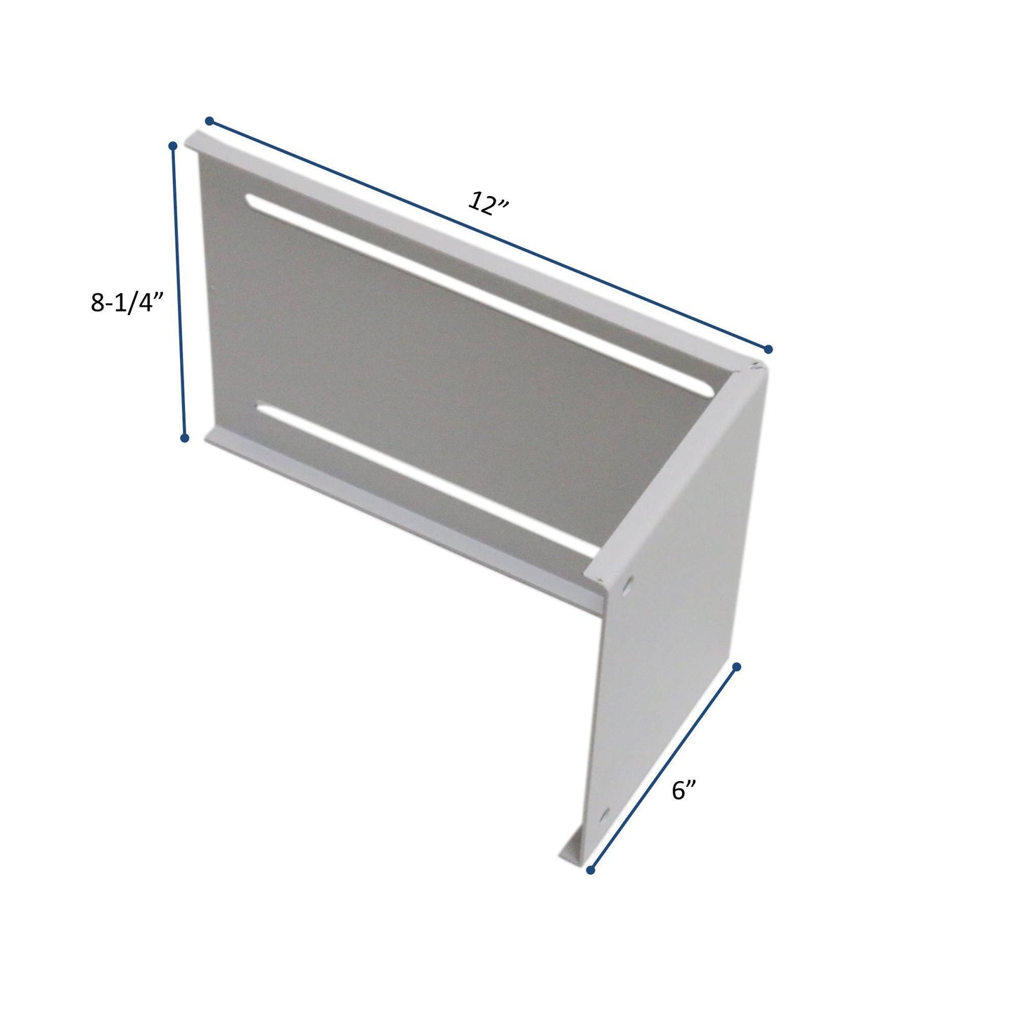 12"L x 6"D x 8-1/4"W