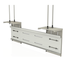 Awoco Air Curtain 6-1/2"W x 6"D x 12"L Mounting Brackets for Ceiling Mount or Side Mount (