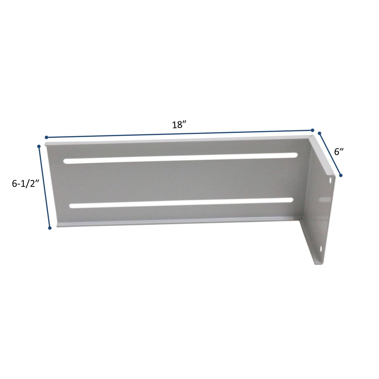  6-1/2"W x 6"D x 18"L Mounting Brackets for Side Mount Only (#3 for Slimline Air Curtains)