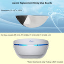 Awoco replacement sticky glue boards dimensions: 12-1/4" x 4-1/4"