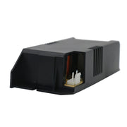 A black replacement LED driver ballast for Awoco's Fly Trap FT-1E36, displaying the internal electronic components and connectors.