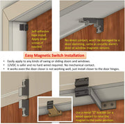 Easy magnetic switch installation