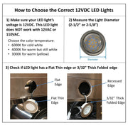 12VDC LED lights