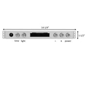 Control panel 14-1/4"W x 1-1/2"