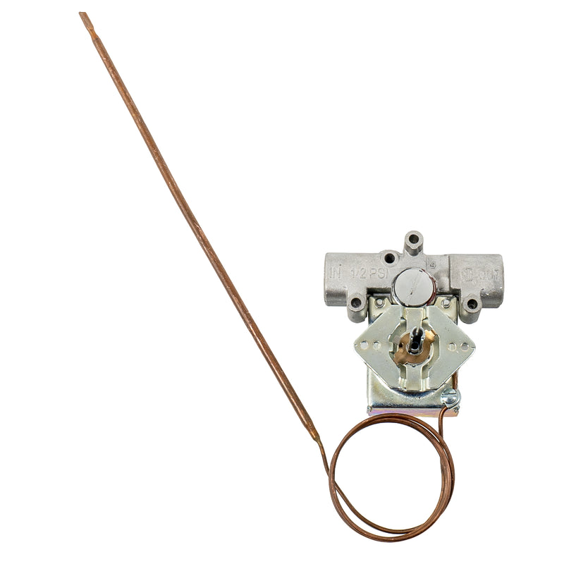 Robertshaw GST40240000 Gas Oven Thermostat, 3/8” FPT Thread, Temp 220 - 550 °F, 36" Capillary Length